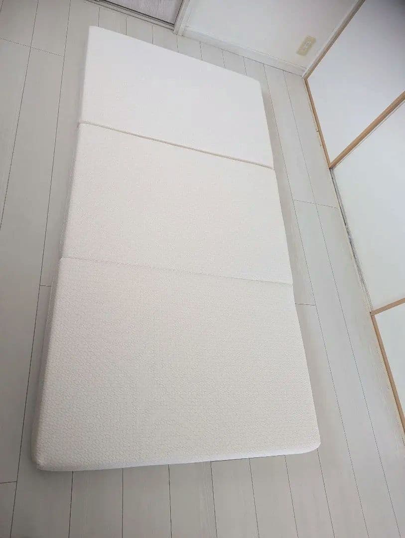 【美品】西川　三つ折りマットレス シングル　ネオステージ