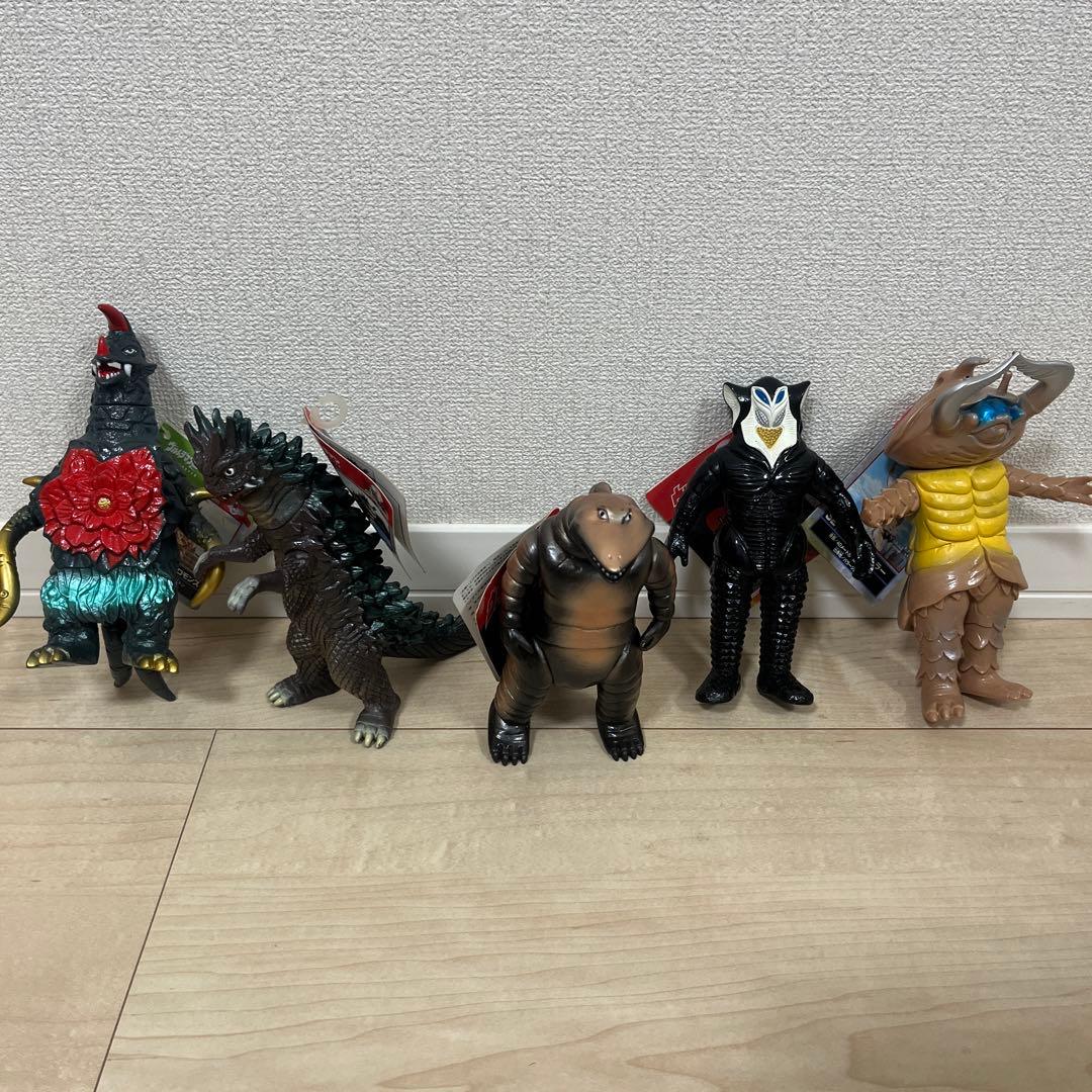 たべっ子もげら【5点セット】ウルトラマンシリーズ 怪獣　ソフビ