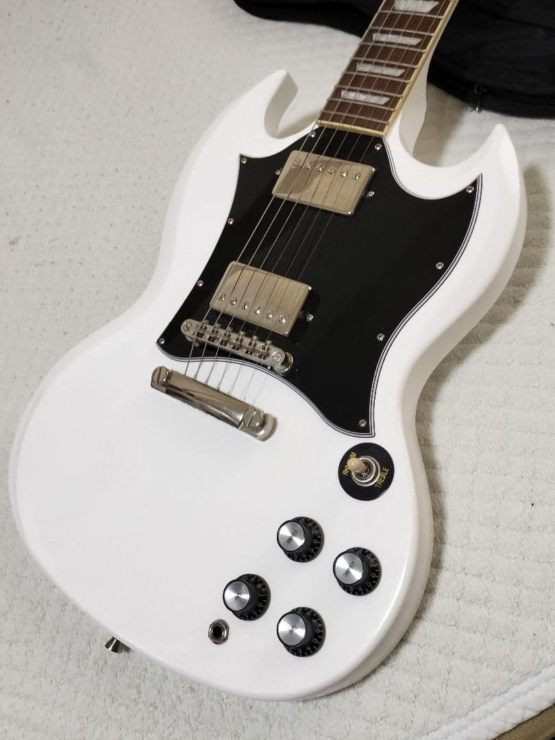Epiphone エピフォン SG 白 Inspired by Gibson - メルカリ