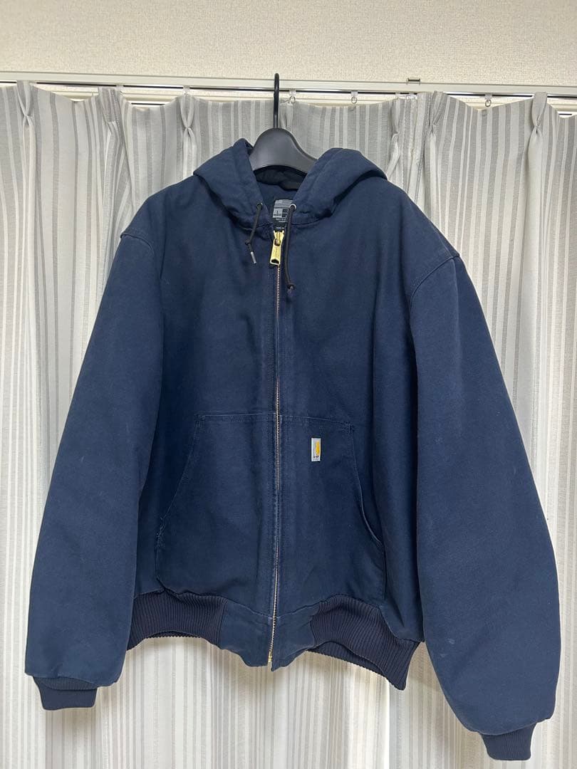 こ*き様 Carhartt アクティブジャケットL ネイビー