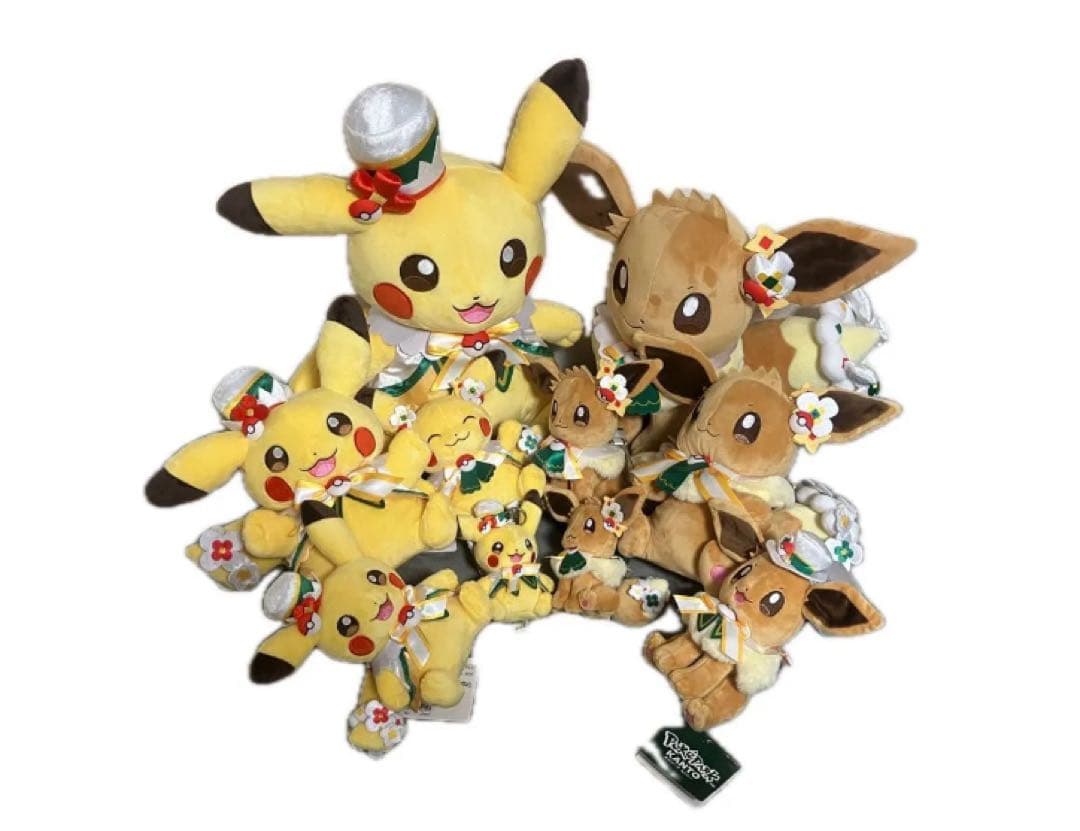 ポケパーク ピカチュウ イーブイ ぬいぐるみ 10点 コンプリート おまけ付き