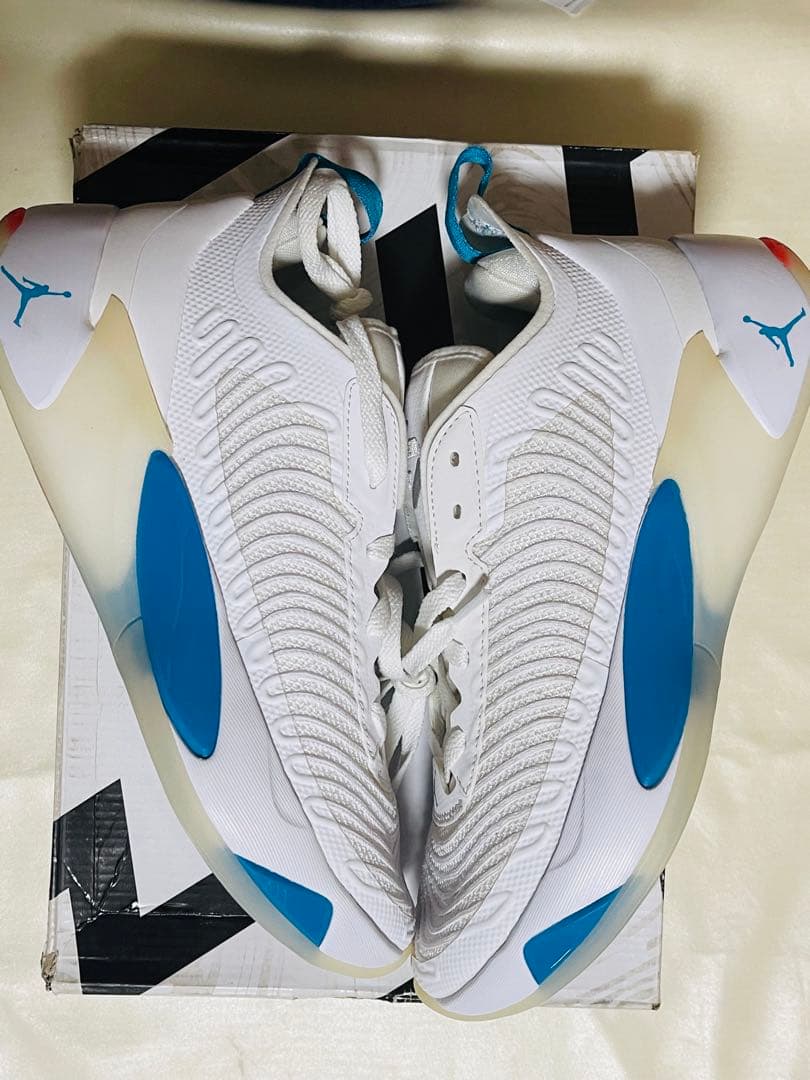 新品ナイキ ジョーダン ルカ 1 PF ホワイト/ネオ ターコイズ 26.5cm