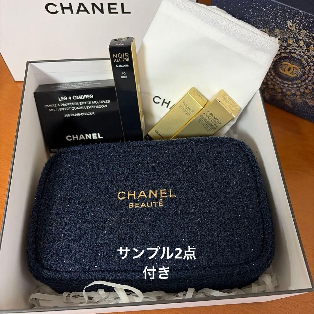 CHANEL クリスマスコフレ アイシャドウ マスカラ ポーチセット