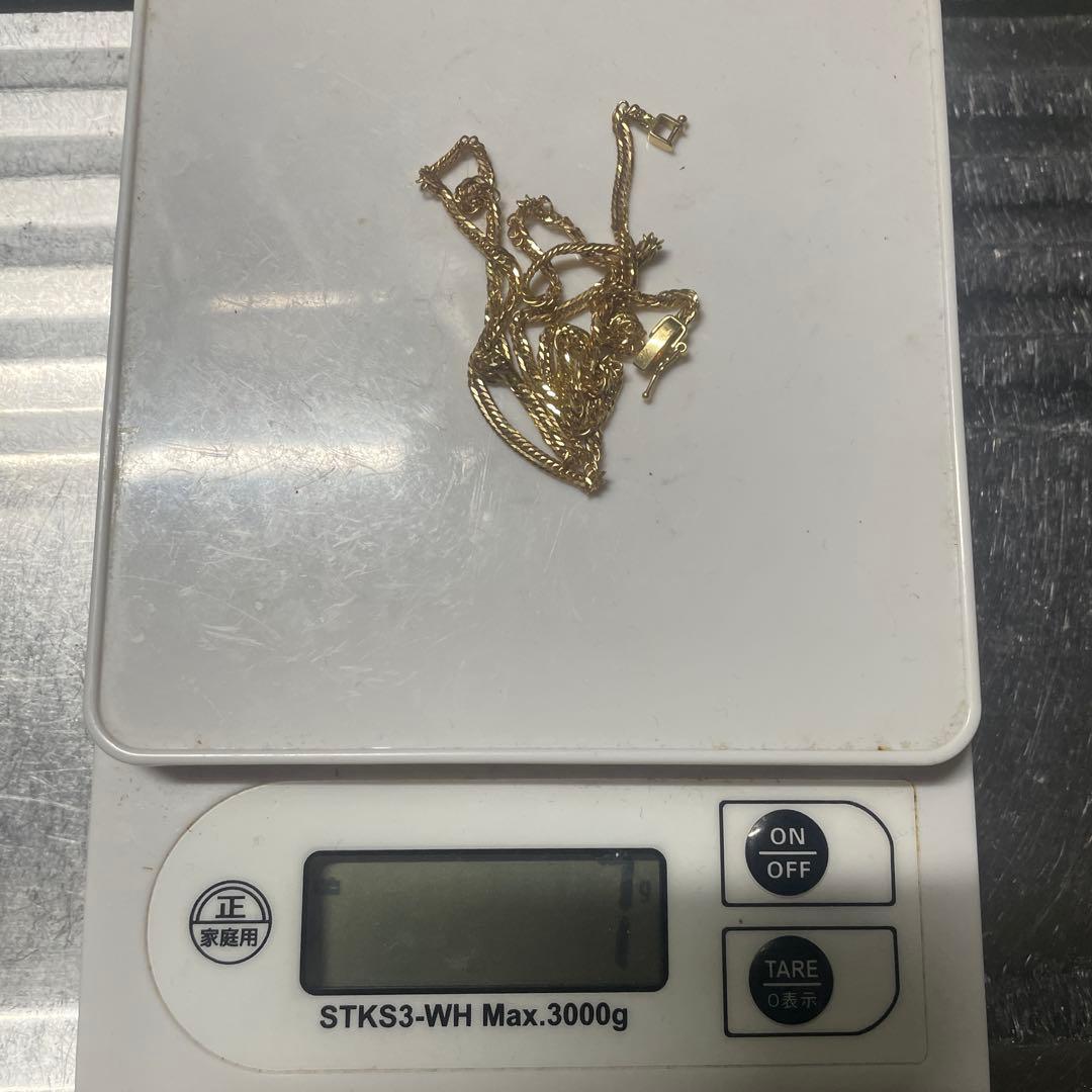 喜平ネックレス 6.8g～7g 造幣局ホールマークあり k18 45cm