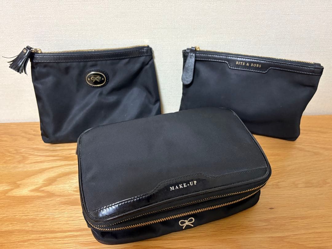 アニヤハインドマーチ ポーチ3点セット