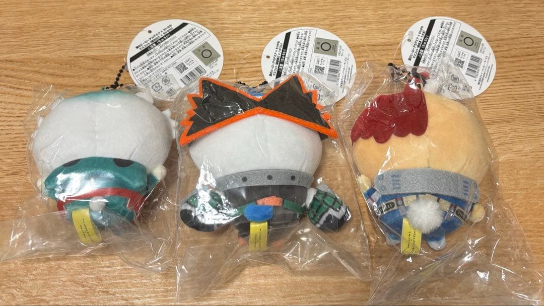 僕のヒーローアカデミア ちいかわ ヒロアカ マスコット3種セット