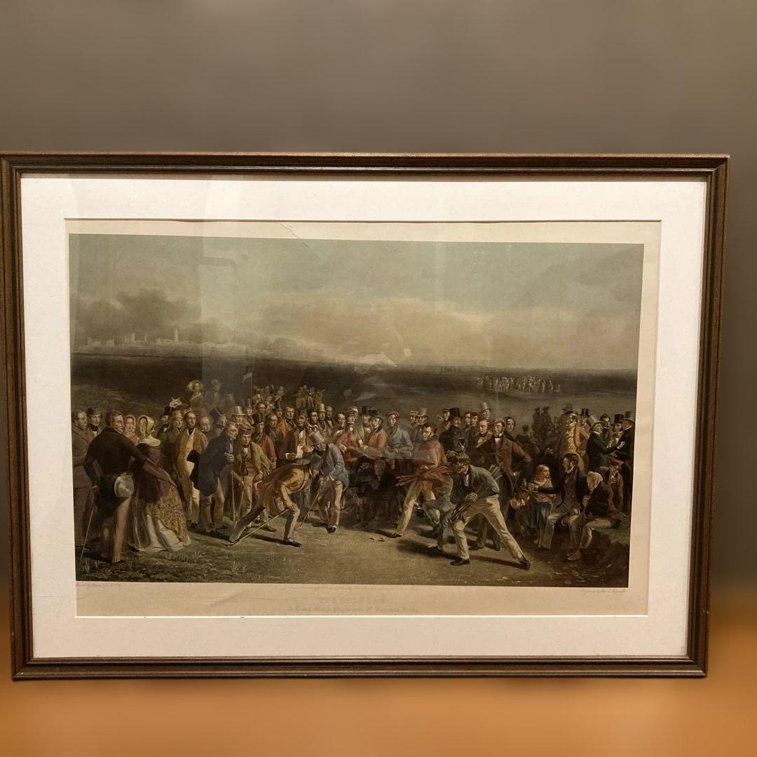 絞首刑の場面 大判アート作品