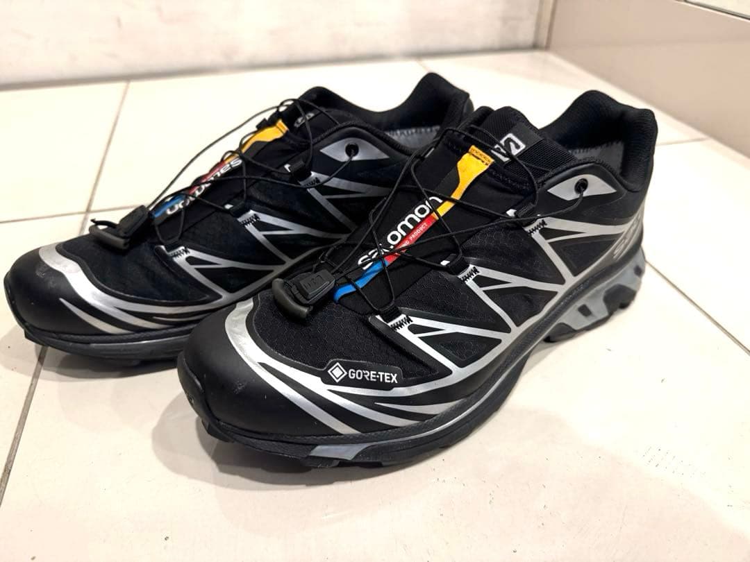 靴 Salomon XT6 GTX GORE-TEX BLACK 28.0cm