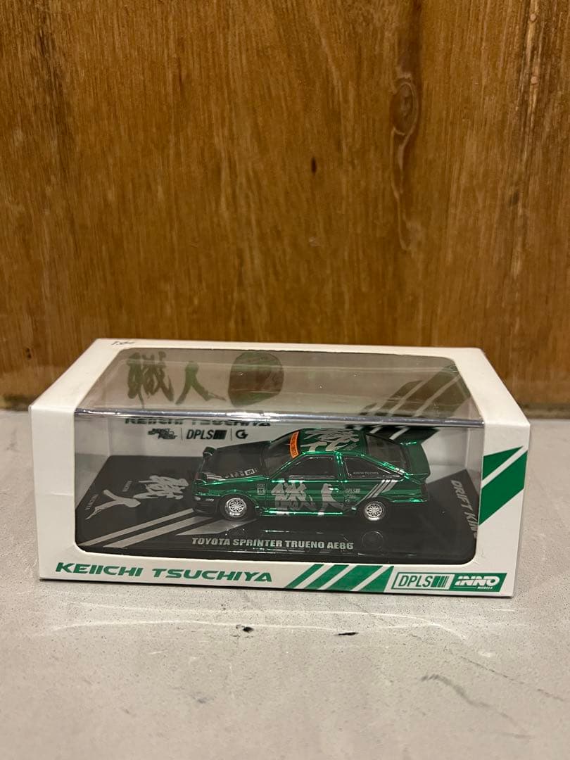 限定希少　INNO64 トヨタ スプリンター トレノ AE86 ケイイチ ツチヤ