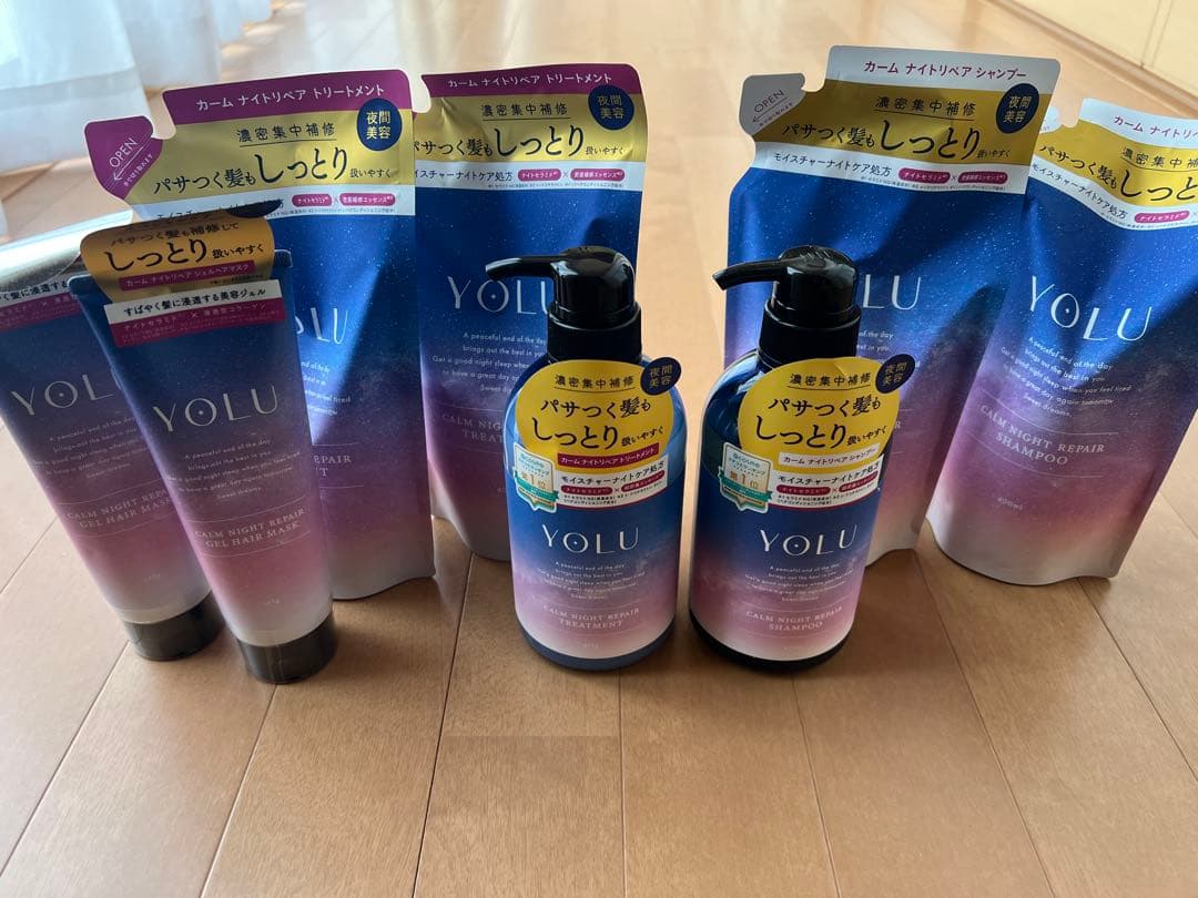 YOLU ヨル カームナイトリペア　シャンプー & トリートメント セット