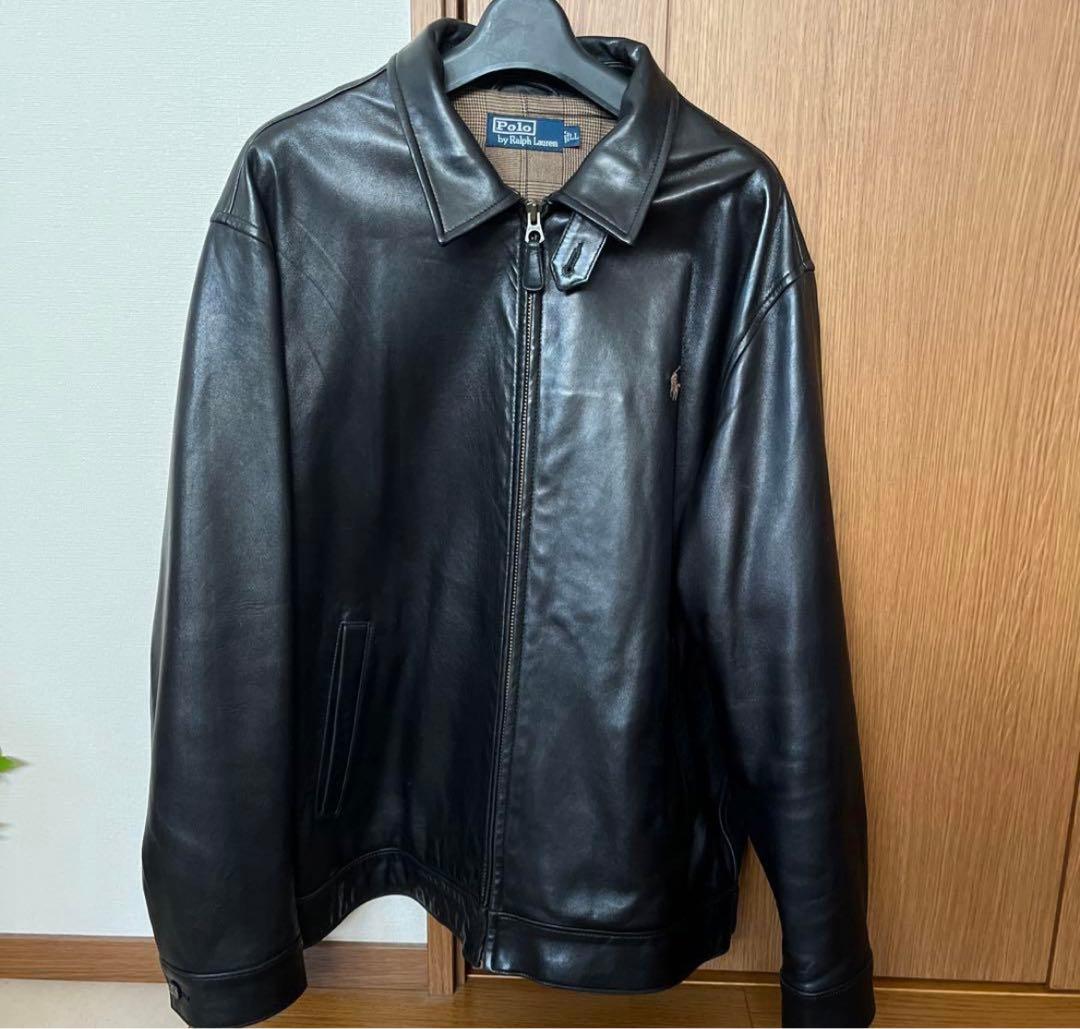Polo by Ralph Lauren ブラックレザージャケット