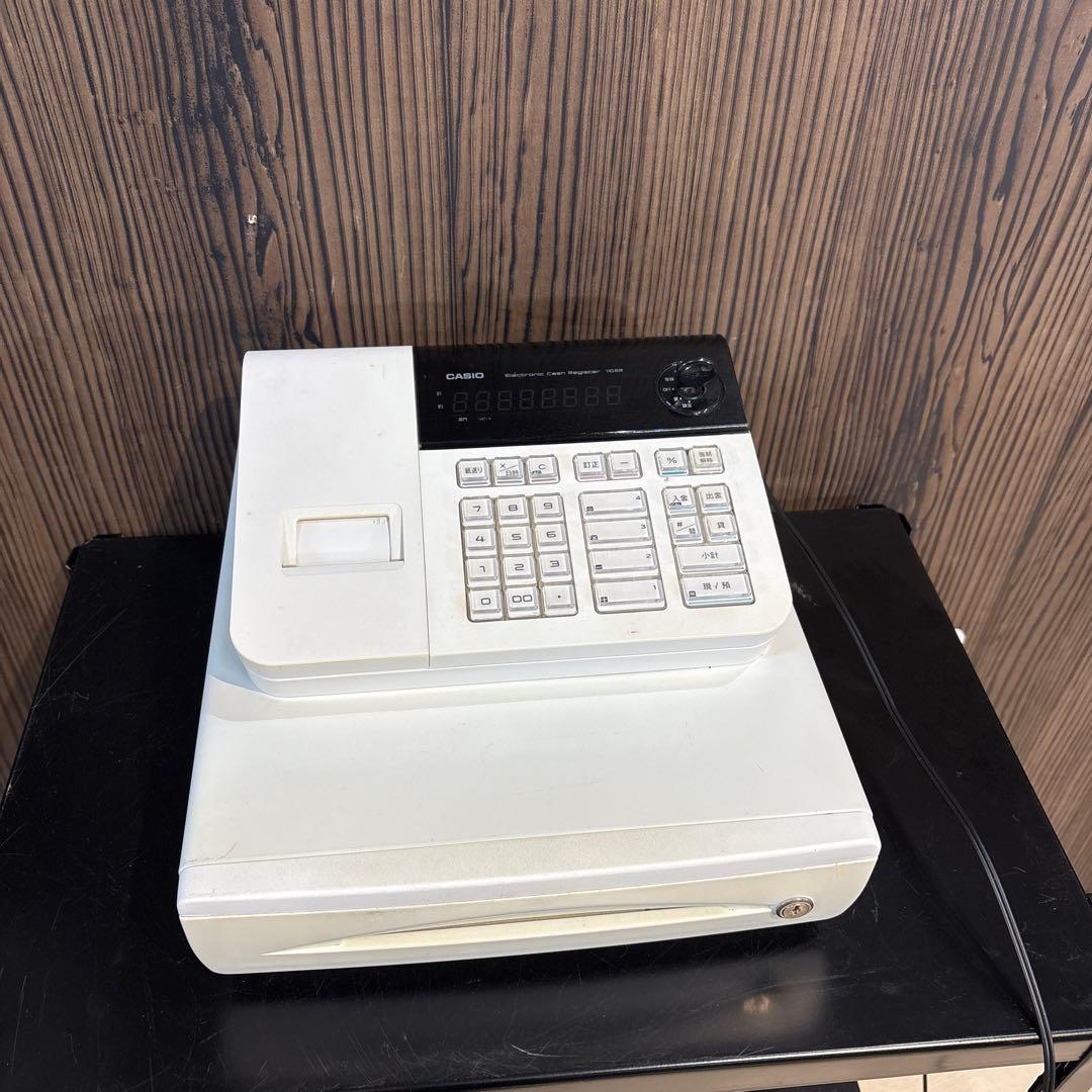 カシオ　電子レジスター　110ER Amazon | カシオ レジスター 4部門 小型ドロア 110ER | レジスター本体