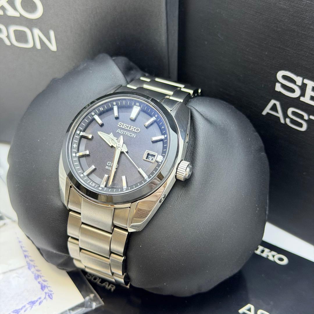 【美品 稼働品 】セイコー アストロン3X22-0AC0 電波 ソーラー