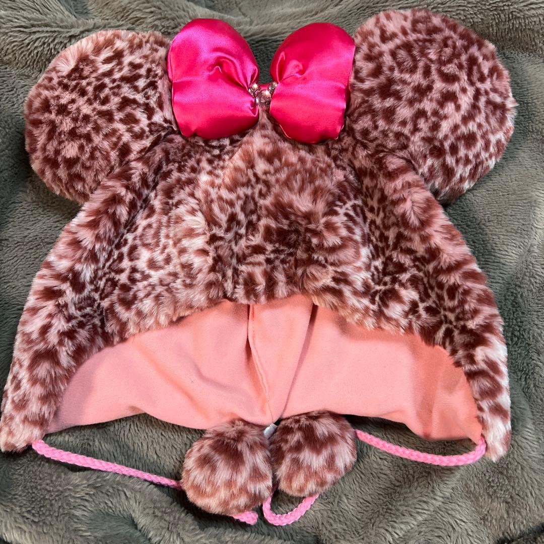 ディズニー ファンキャップ ヒョウ柄 ミニー - メルカリ