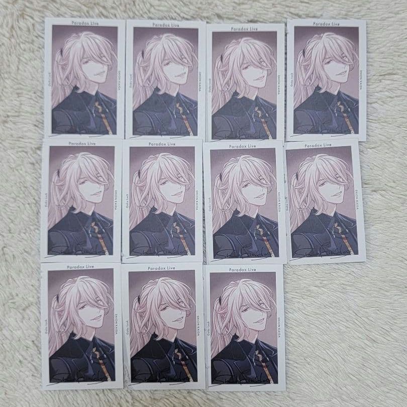 パラライ Paradox Live 4周年 サイン入りgプリ 甲斐田紫音