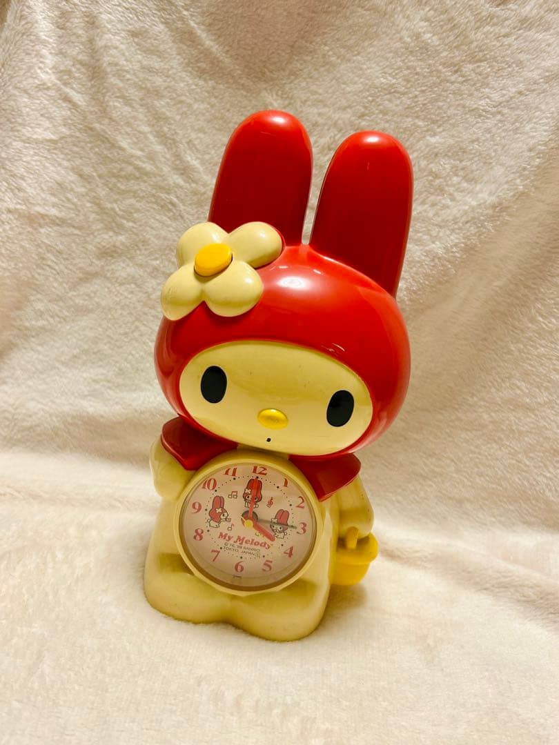 希少レア】おしゃべり マイメロディ 赤メロ 目覚まし時計 レトロ 1998