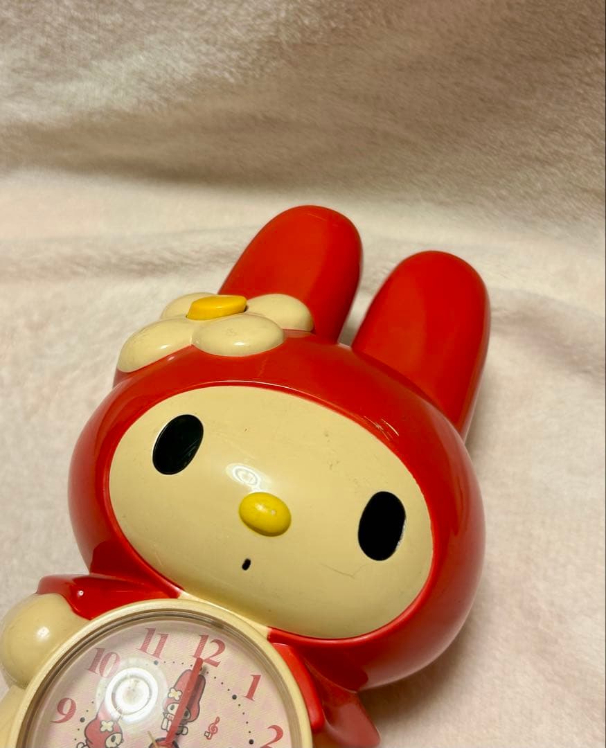 希少レア】おしゃべり マイメロディ 赤メロ 目覚まし時計 レトロ 1998