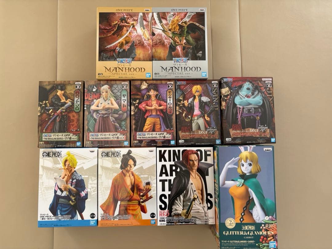 ワンピース　ルフィ　ゾロ　サンジ　ヤマト　シャンクス　サボ　エース　白ひげ