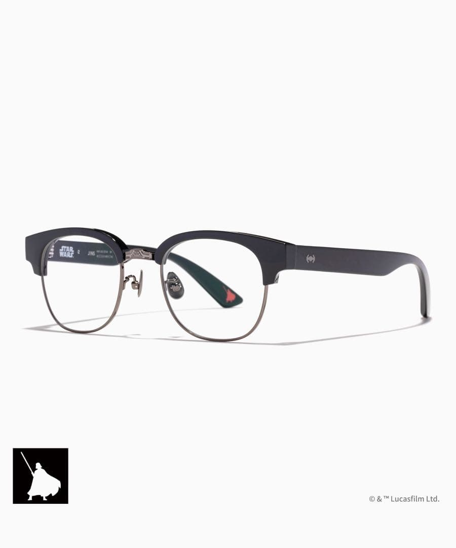 レア　JINS STAR WARS メガネ ダースベイダーモデル サーモント型