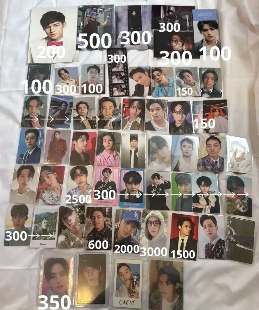 SEVENTEEN MINGYU ミンギュ　トレカ　まとめ売り　特典 SEVENTEEN ミンギュ 민규 トレカ まとめ売り - メルカリ