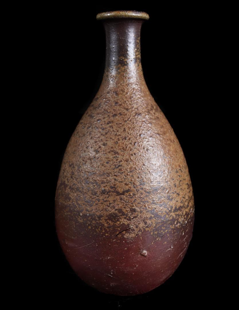 備前焼 人間国宝 伊勢崎淳 徳利形 花入 一輪 陶芸 - メルカリ