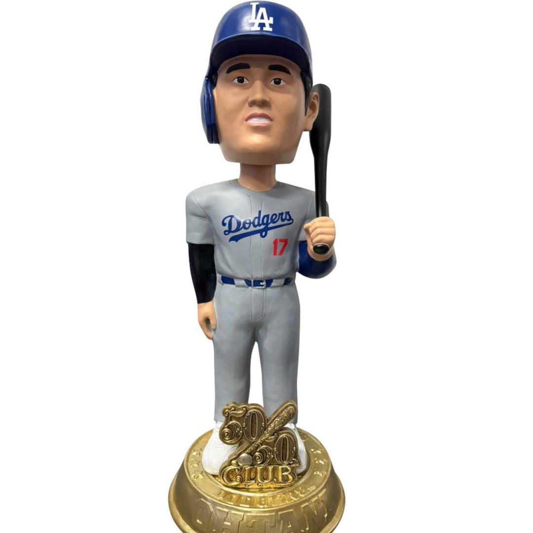 超希少 大谷翔平 超特大90cm FOCO ボブルヘッド祝2年連続Wシリーズ Funko 送料無料 超希少！ 大谷翔平 超特大90cm FOCO BIGボブルヘッド