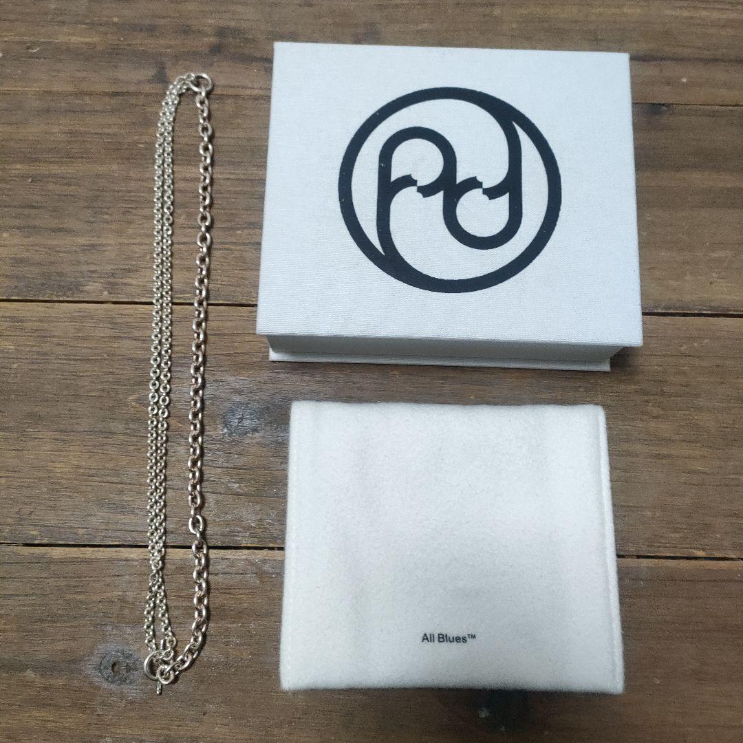 All Blues シルバー チェーンネックレス