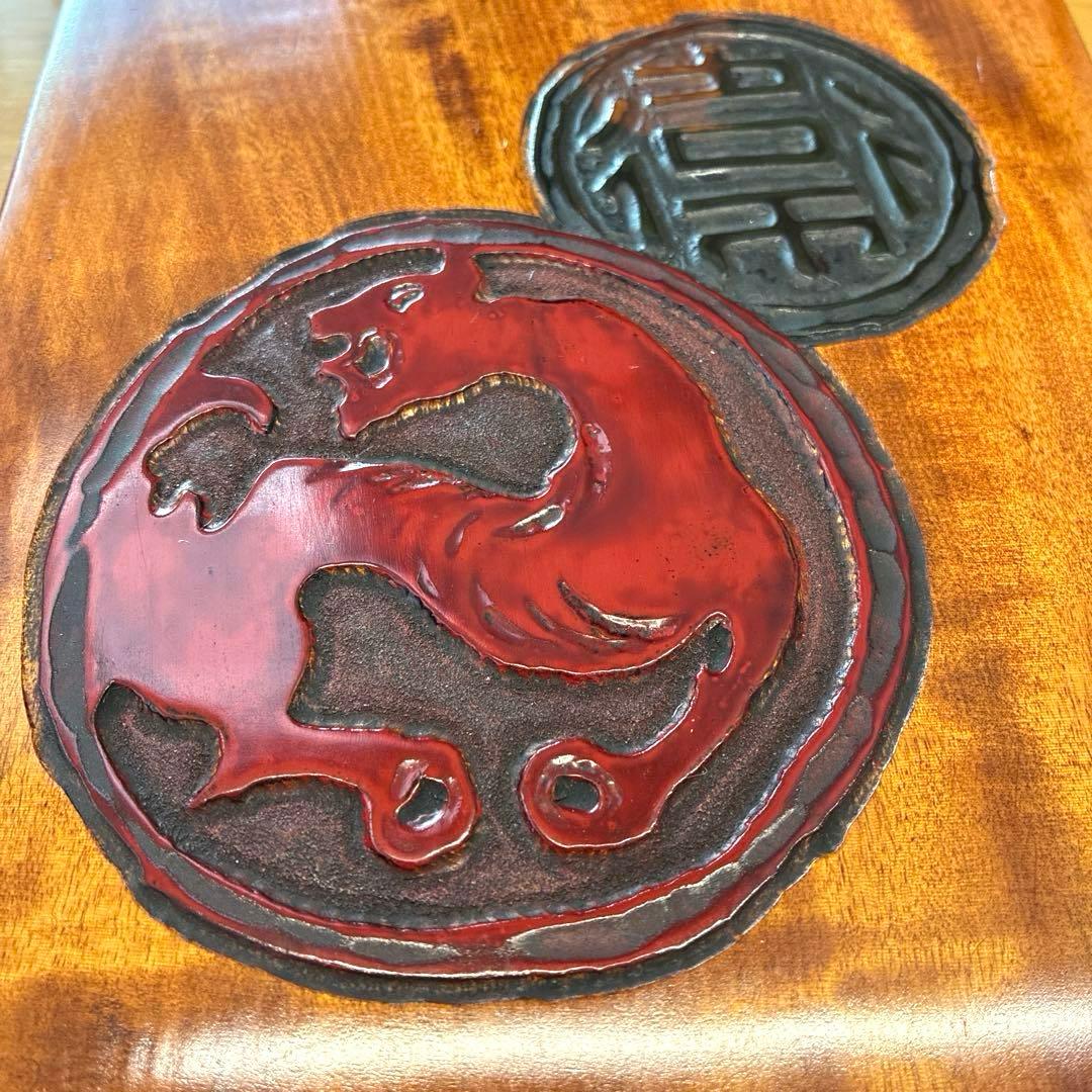 烏城彫 硯箱 文箱 木箱 岡山県漆工芸品 - メルカリ