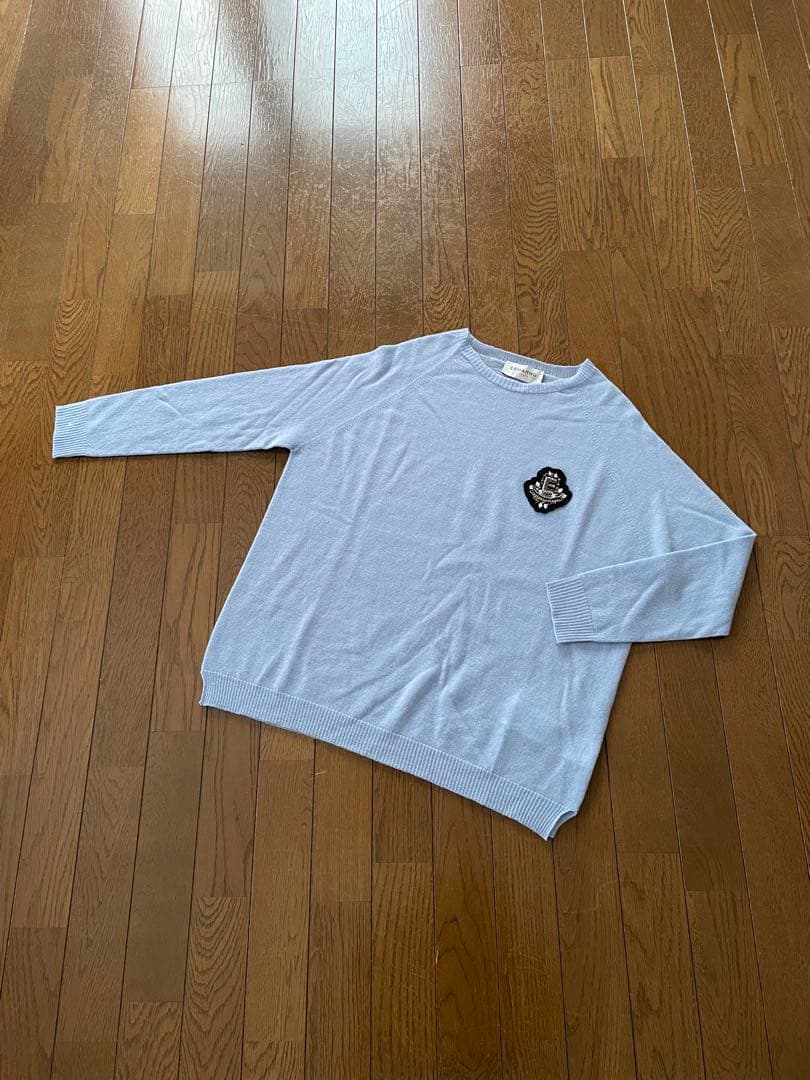 新品 エルマンノ シェルヴィーノ フィレンツェ ビジュー ニット 38 10万