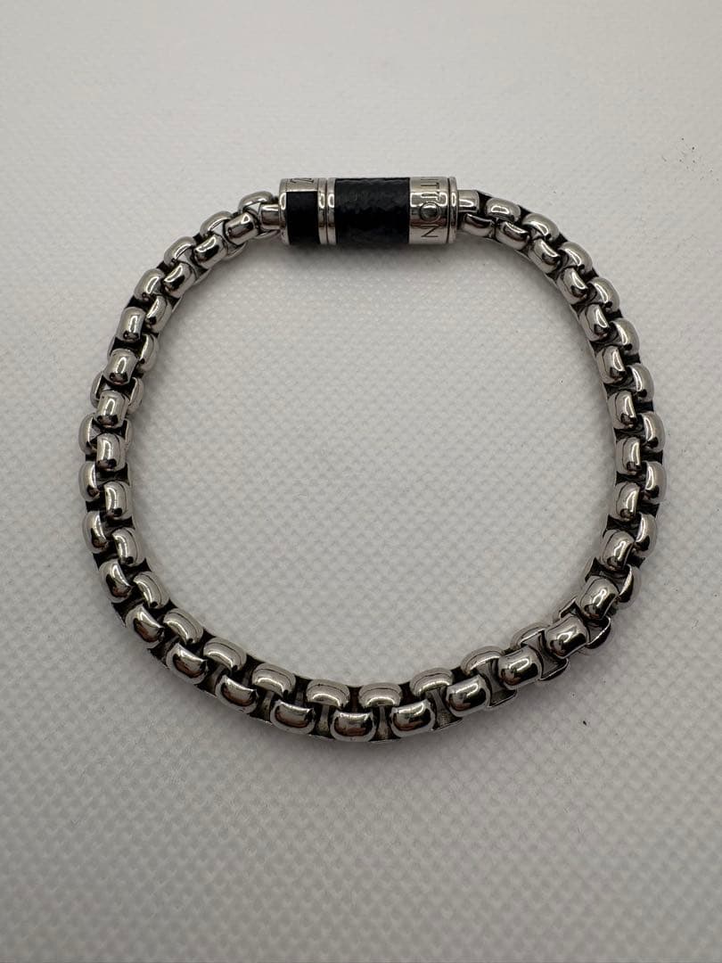 ルイヴィトン ブレスレット チェーン シルバー系 メンズ