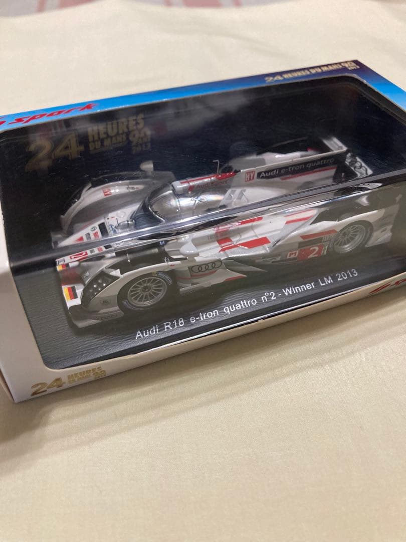 スパーク 1/43 アウディ R18 e-tron LM2013 No.2 優勝