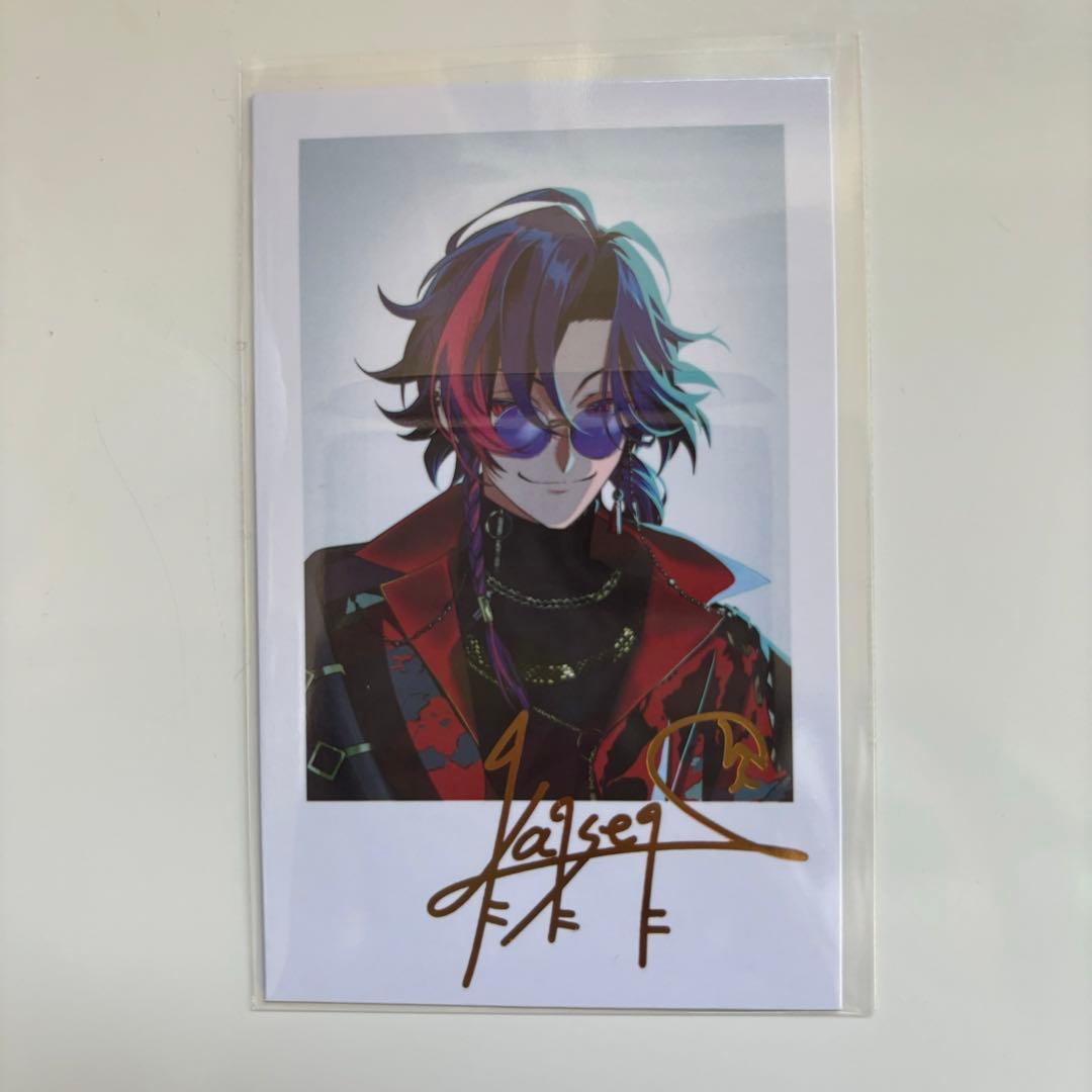 にじさんじ 魁星 ウェルカム チェキ R 箔押し サイン 3SKM - メルカリ