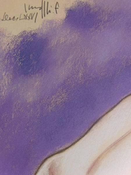 古沢　岩美、うつぶせ、希少な額装用画集より、新品額装付、状態良好