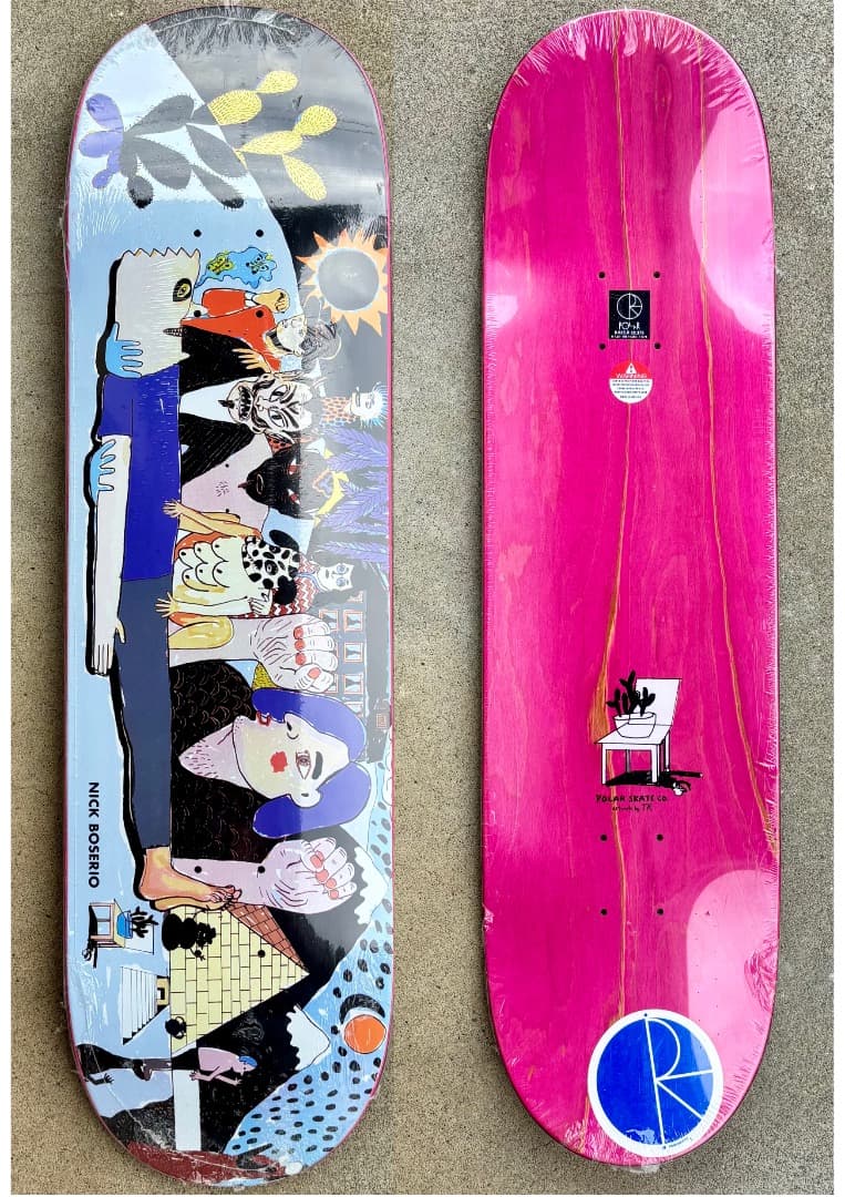 POLAR ポーラー スケート デッキ 8.6インチ 新品未使用 POLAR（ポーラー）｜デッキ スケートボード｜カリフォルニアストリート