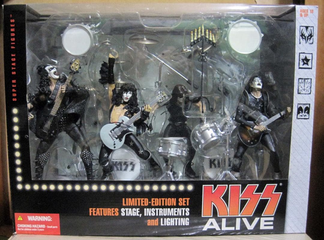 KISS ALIVE DX BOX　マクファーレントイズ フィギュア KISS Creatures Action Figure Box Set Limited Edition McFarlane