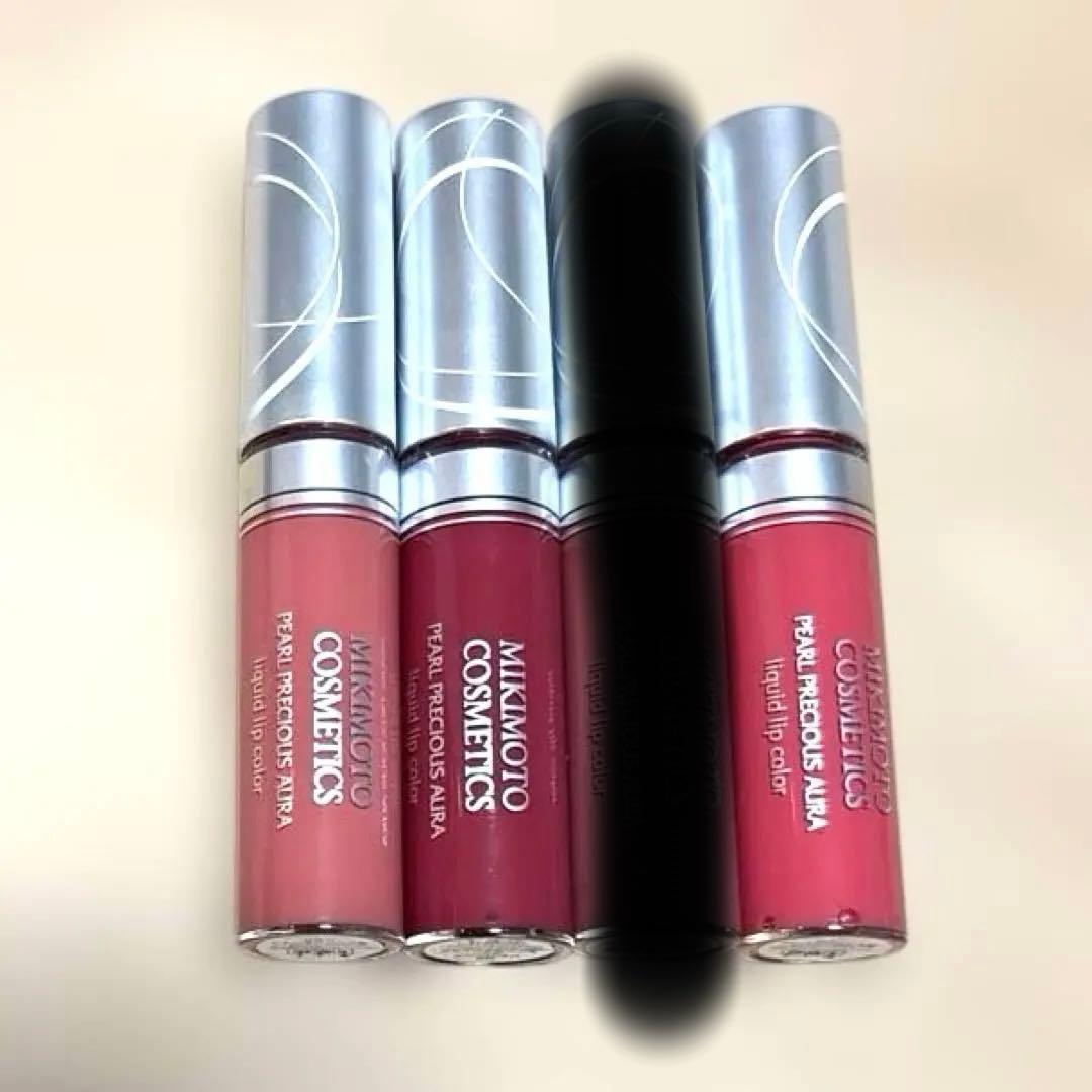 リキッドリップカラー 3本セットOR01 RD01 PK01 ミキモトコスメ