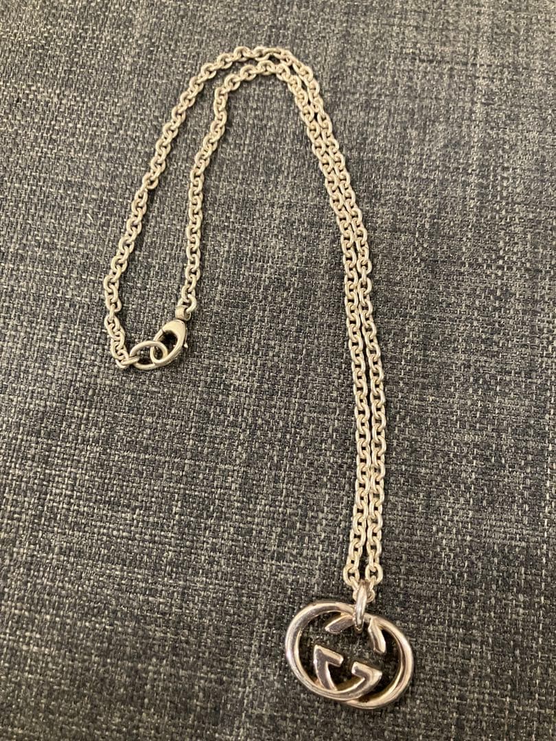 ゆ*な様 GUCCI グッチ GGロゴ シルバーネックレス 925