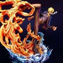 ヴィンスモーク・サンジ フィギュア リペイント リアルフレイム ガレージキット