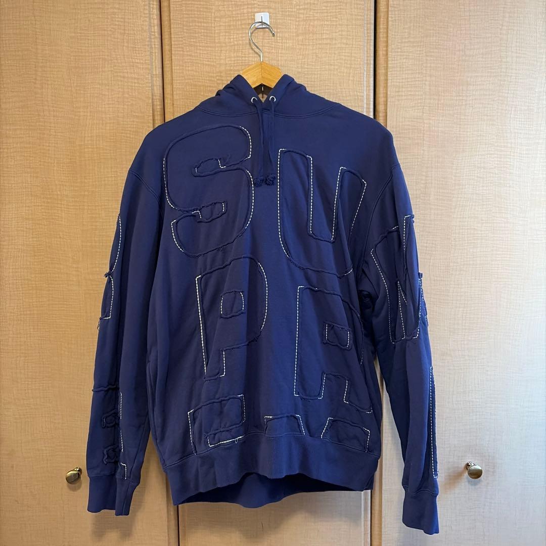 Supreme Cutout Letters Hooded スウェット　パーカー