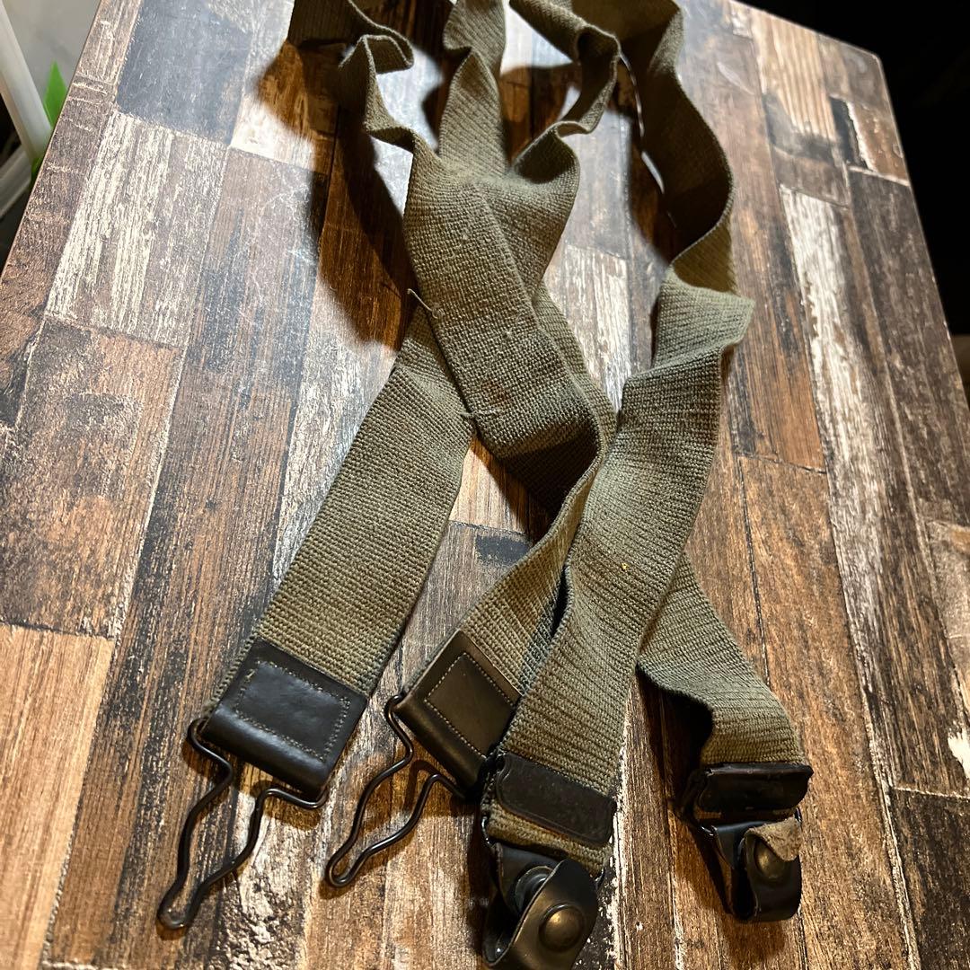 米軍実物　ビンテージ　サスペンダー　ミリタリービンテージ　サイズ表記なし