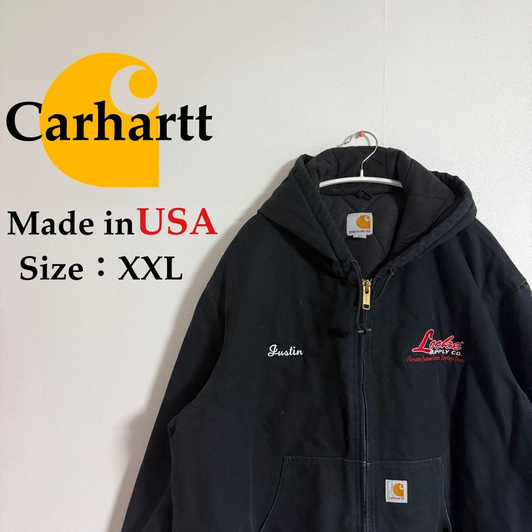 CARHARTT カーハート USA アクティブジャケット　ダック地 ブラック