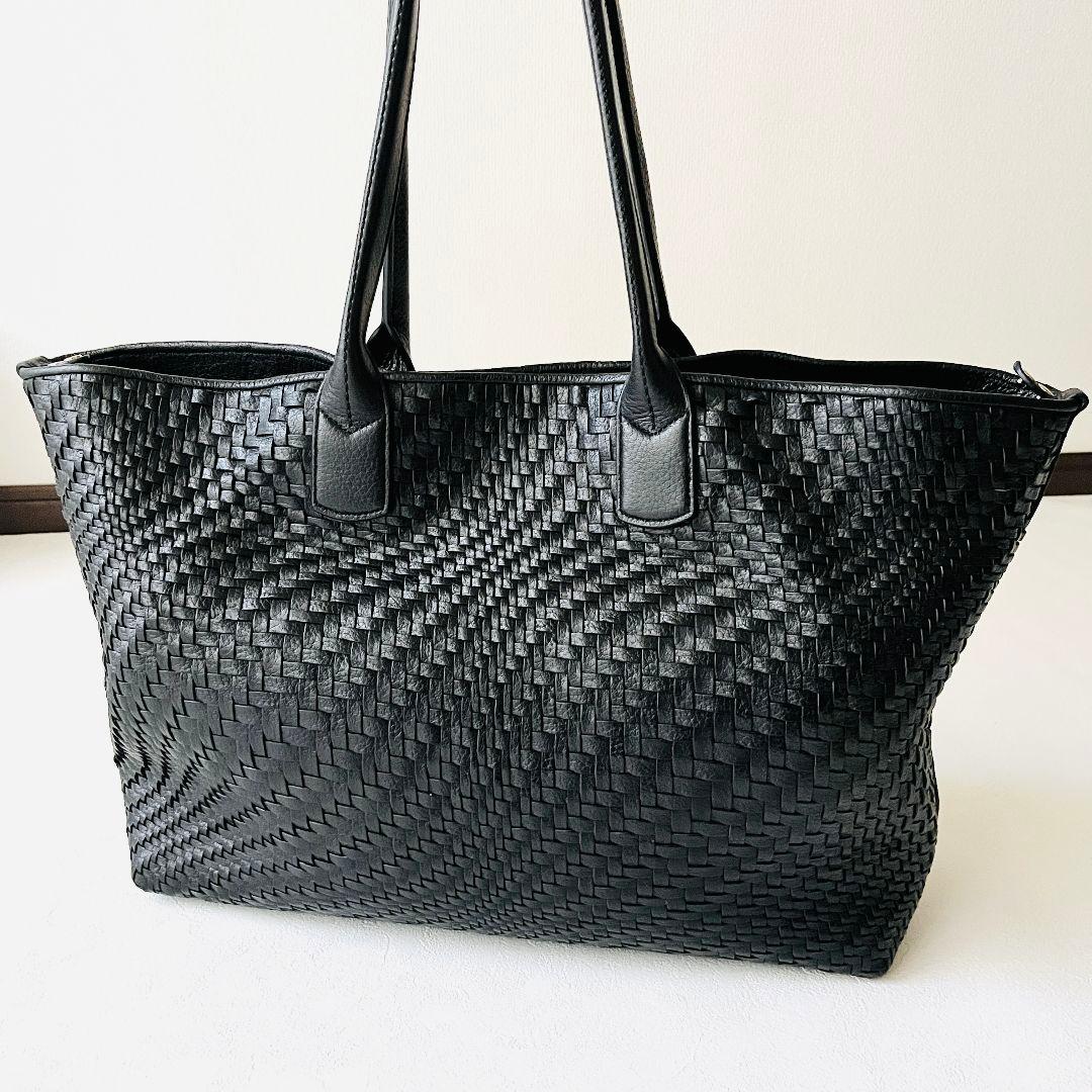 ✨美品✨コールハーン イントレチャート レザー トートバッグ 2way 大