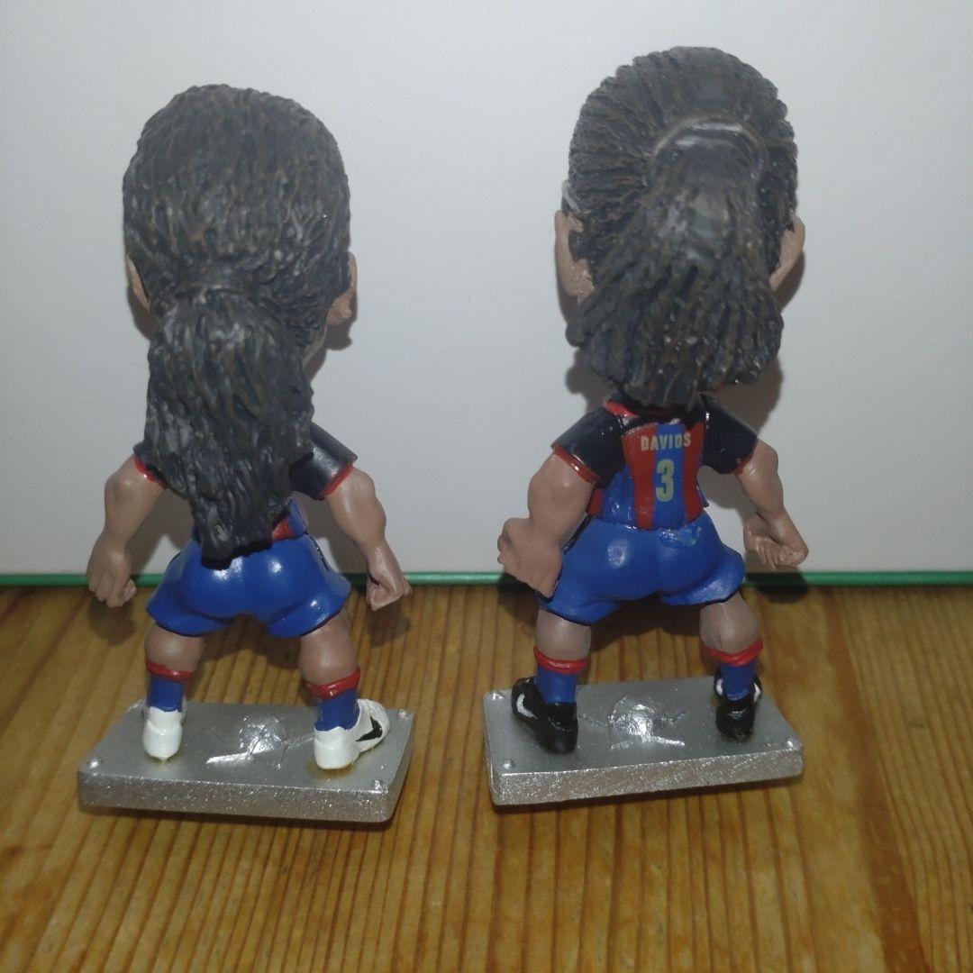 訳あり】ロナウジーニョ ダービッツ FCバルセロナ サッカーフィギュア