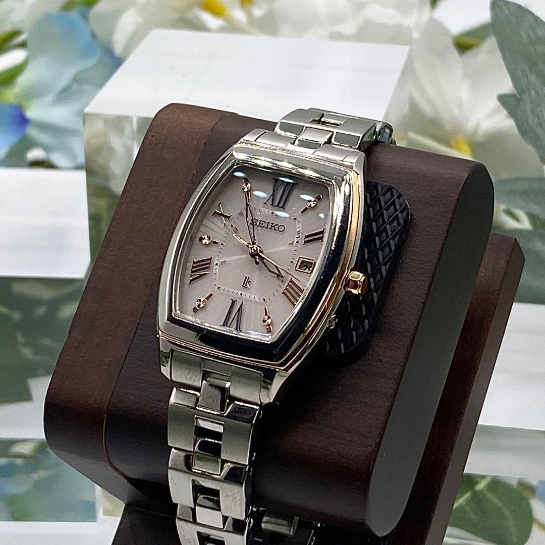 可動 SEIKO セイコー ルキア 1B22-0CB0 レディース ソーラー電波