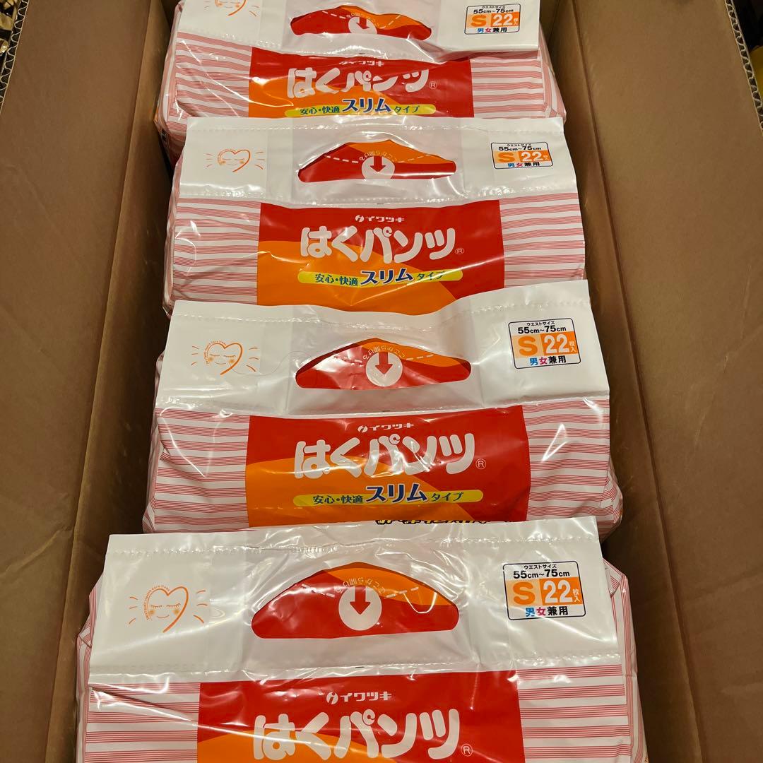 イワツキ はくパンツ スリム S 4袋