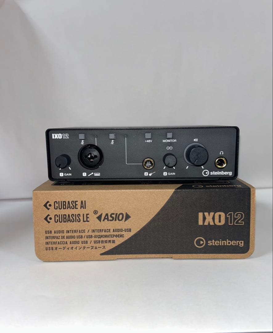 steinberg IXO 12 オーディオインターフェイス　箱、説明書付き