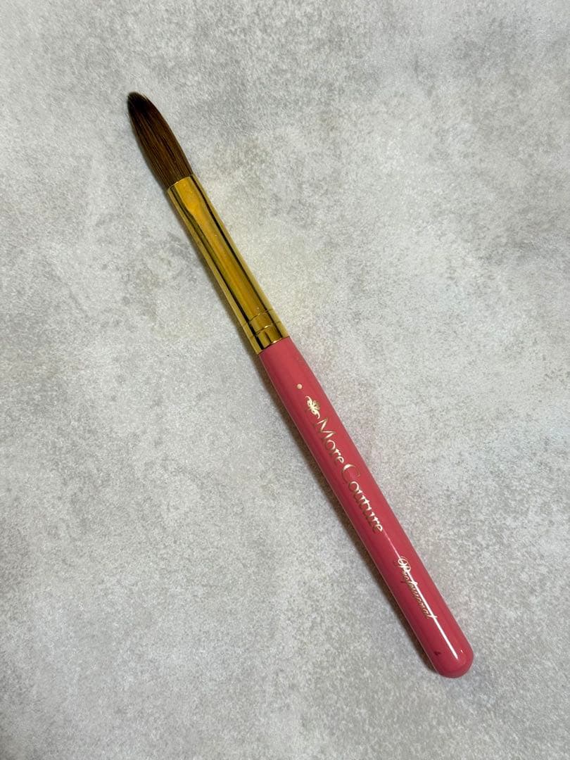 アクリルブラシ　モアクチュール　ターコイヅム　ピンクスムースブラシ