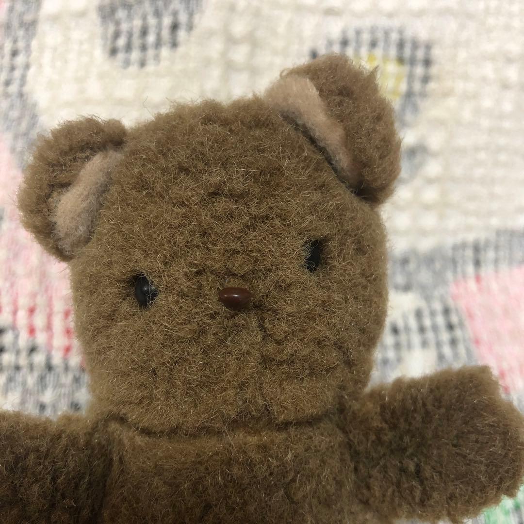 サンリオ 昭和レトロ ヴィンテージ 旧ロゴ 小さなクマ ぬいぐるみ 中古