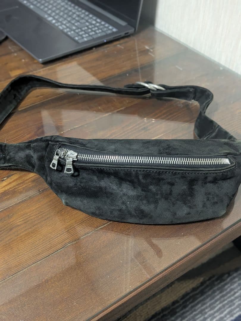 BACK LASH×ISAMU KATAYAMA×スエードウエストバッグ