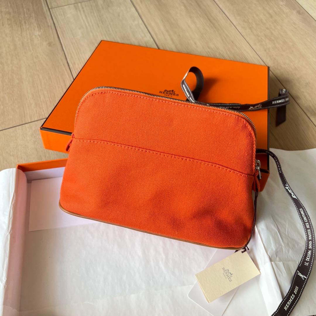 HERMESエルメス ポーチ 《 ボリード 》 ミニ PM オレンジ 新品未使用